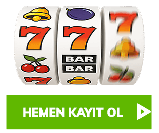 slot makinesi ekranı ve kayıt ol butonu bulunan yönlendirme linki