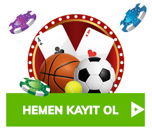jetonlu, iskambil kağıtlı, top bulunan kayıt ol butonu